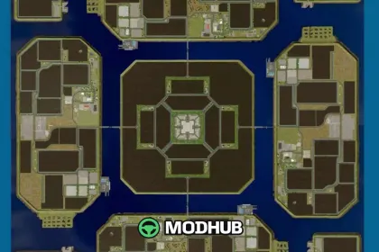 Мод на Карти змагальна 4х карта для до 4 команд  Match Map 4fach Mulifruit Challenge Map v1.0.0.0 для Фермер Симулятор 25 — 5