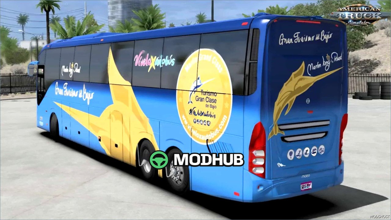 Автобус Volvo 9800 + Інтер'єр В1.7 - Високоякісний та реалістичний