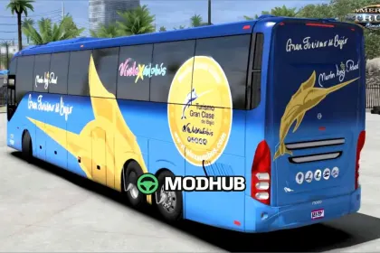 Volvo 9800 Bus + Interior V1.7 - High-Quality and Realistic