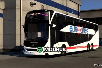 Volvo 9700 DD Bus + Interior V2.0 - Sleek and Realistic