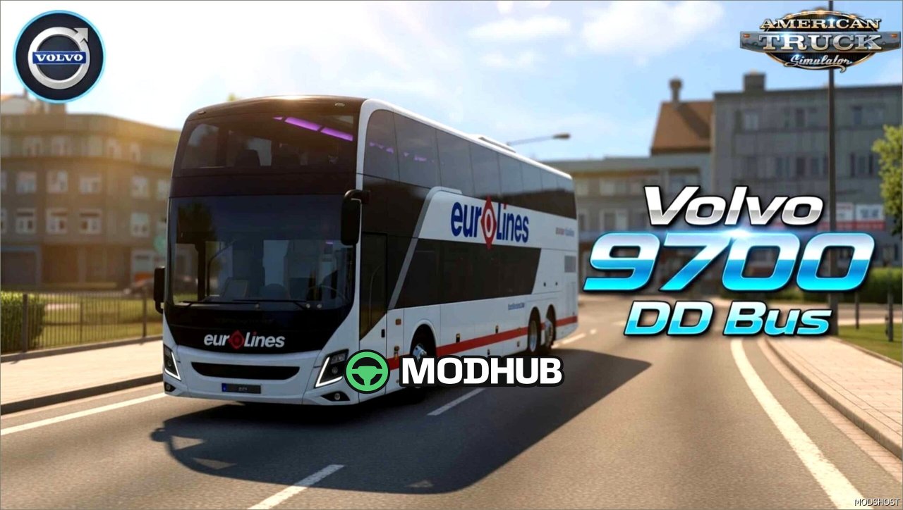 Волво 9700 DD Автобус + Інтер'єр V2.0 - Розкішний та Реалістичний