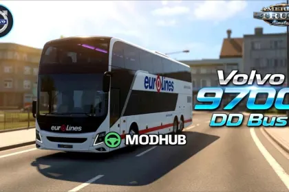 Volvo 9700 DD Bus + Innenraum V2.0 - Stilvoll und Realistisch