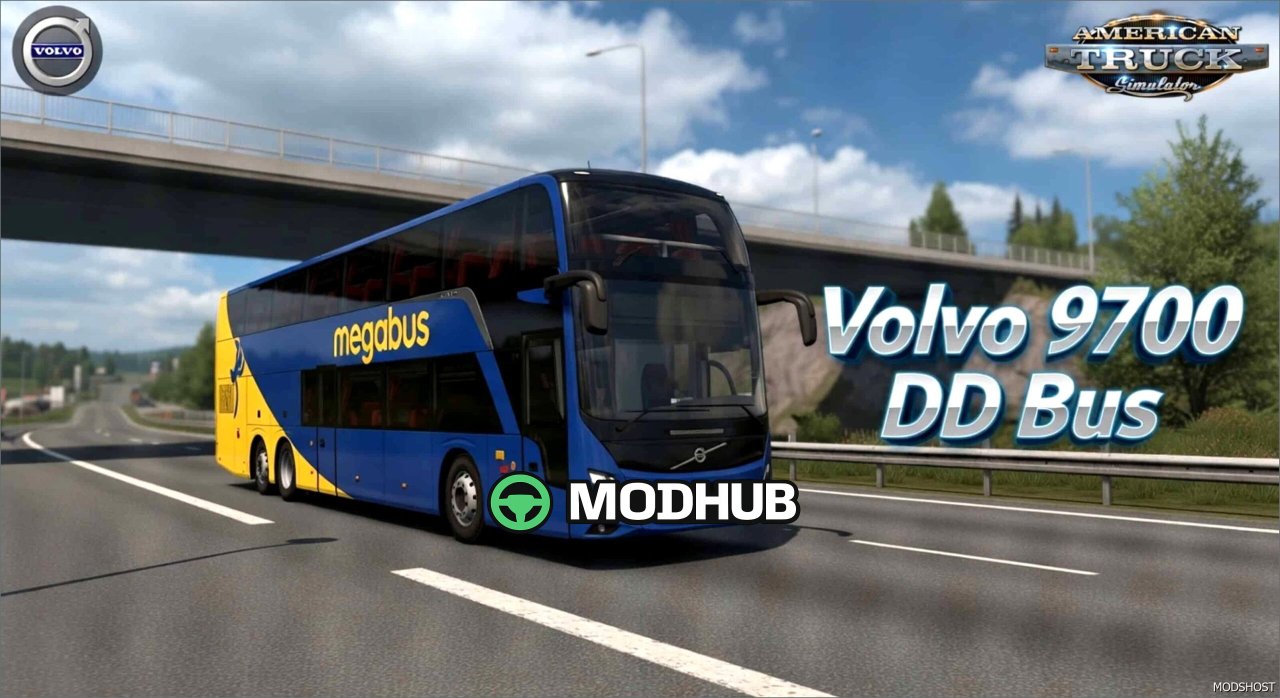 Волво 9700 DD Автобус + Інтер'єр V2.0 - Розкішний та Реалістичний