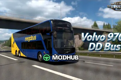 Volvo 9700 DD Bus + Innenraum V2.0 - Stilvoll und Realistisch