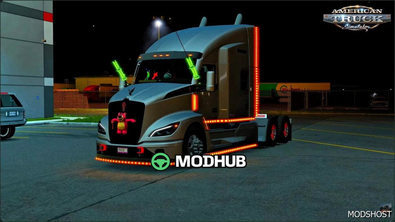 Пакет яскравих LED антен 1.0 - мод для American Truck Simulator