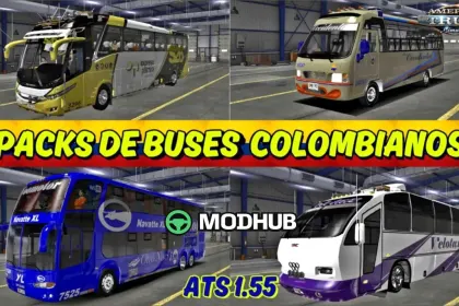 Kolumbianische Busse Paket 1.58 - Hochwertig und Authentisch