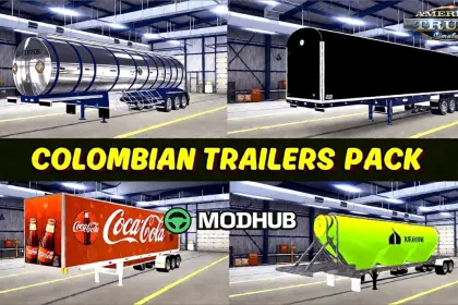 Vibrant Colombian Trailers Pack V7.2 for ATS