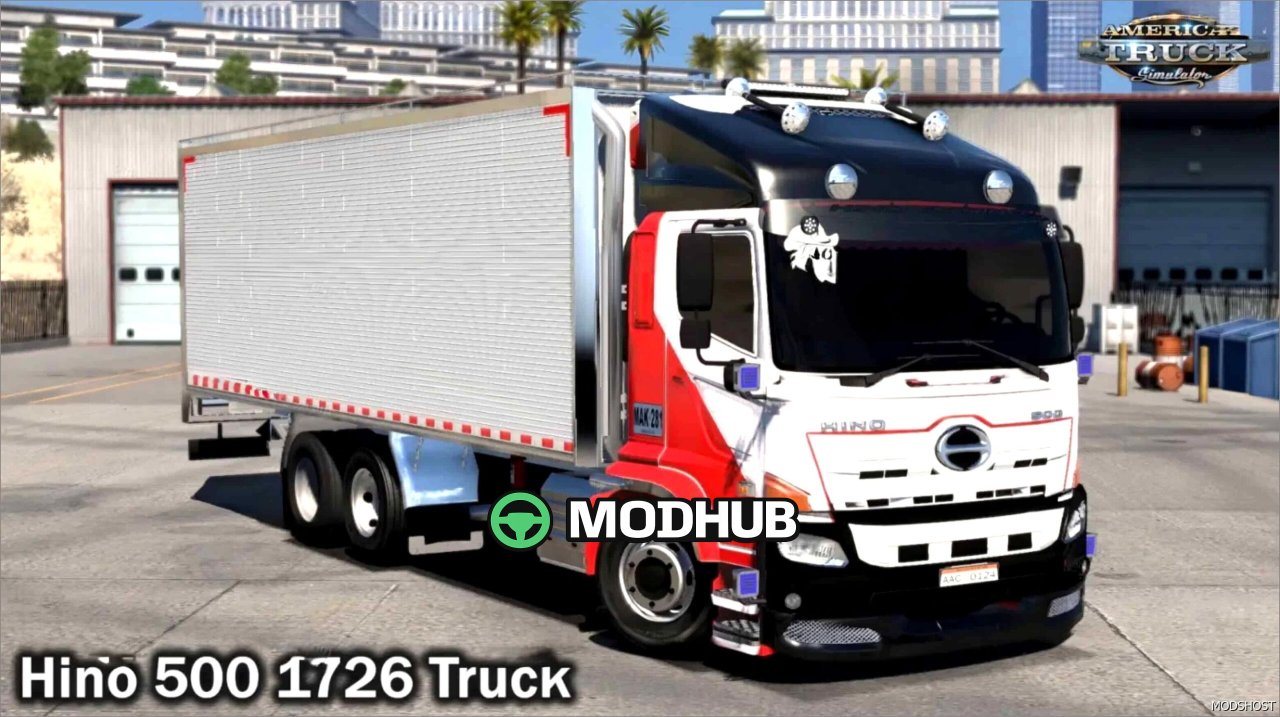 Hino 500 1726 Вантажівка + Інтер'єр V1.2 - Вражаюча та Розкішна