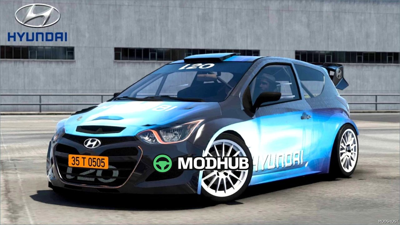 Hyundai I20 WRC + Інтер'єр В1R160 – Вражаючий автомобільний мод