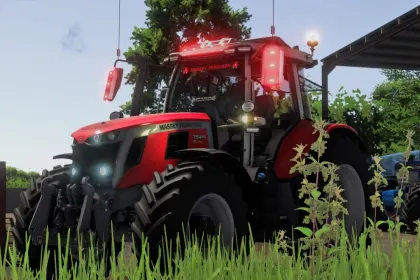 Efektywny Traktor Massey Ferguson 7S Edit do Farming Simulator 25