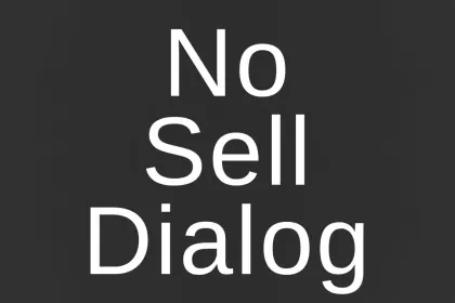 Efficient No Sell Dialog Mod for Farming Simulator 25