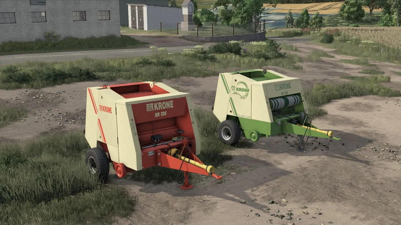 Efficient Mod Krone KR125 for Farming Simulator 25