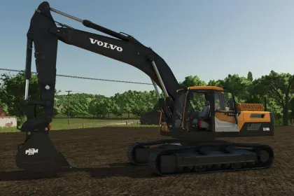 Efektywny Koparka Volvo D Series do Farming Simulator 25