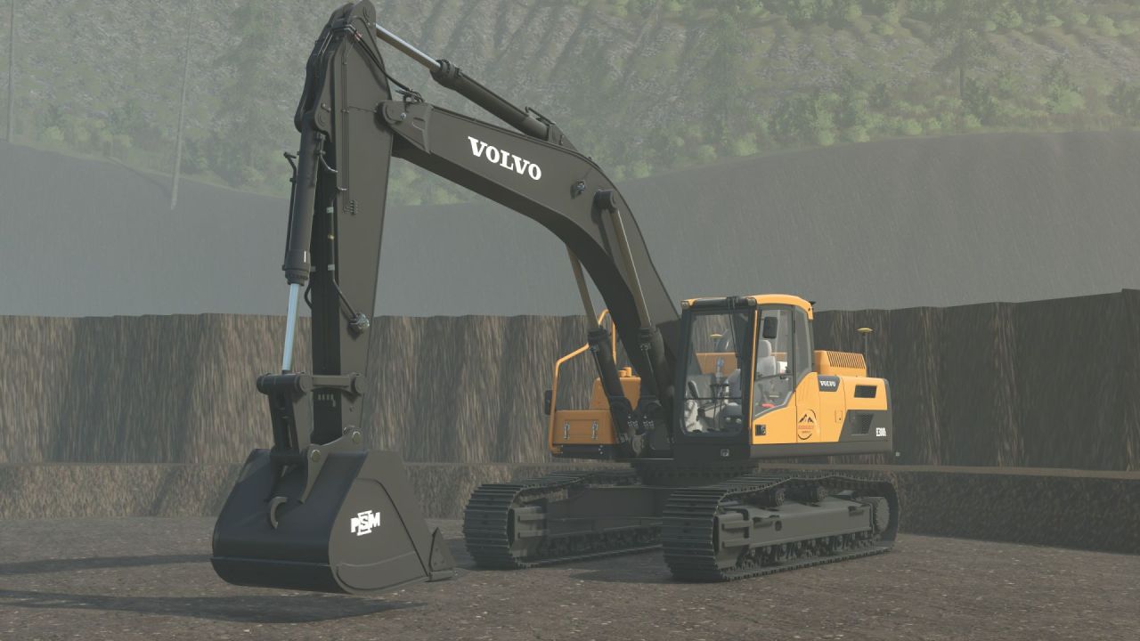 Ефективний Екскаватор Volvo D Series для Farming Simulator 25