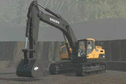 Efficient Excavator Volvo D Series for Farming Simulator 25