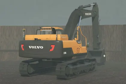 Efficient Excavator Volvo D Series for Farming Simulator 25