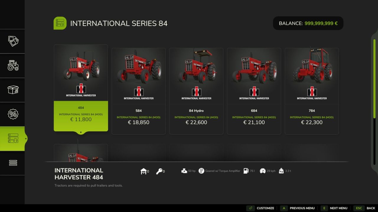 Ефективний Трактор International Series 84 для Вашого Поля