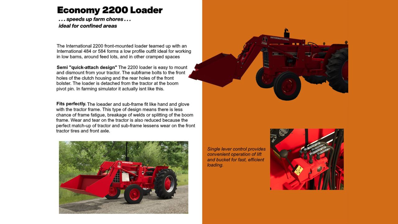 Надійний Навантажувач International 2000 для Ефективного Фермерства