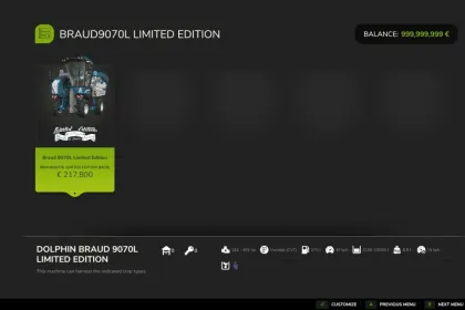 Ефективний Мод Braud 9070L Limited Edition для Farming Simulator 25 — 3