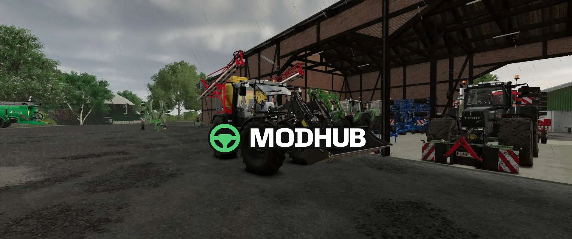 Mod für Traktoren Fendt Xylon 524 v1000 für Farming Simulator 25