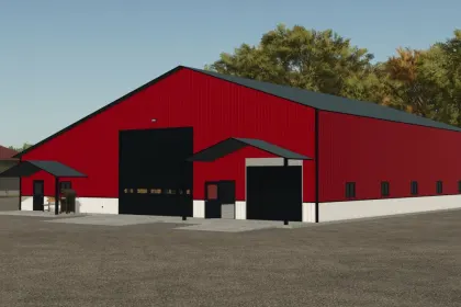 Efficient Shop 60x90 for Farming Simulator 25