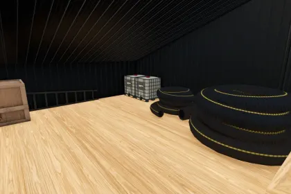 Efficient Shop 60x90 for Farming Simulator 25