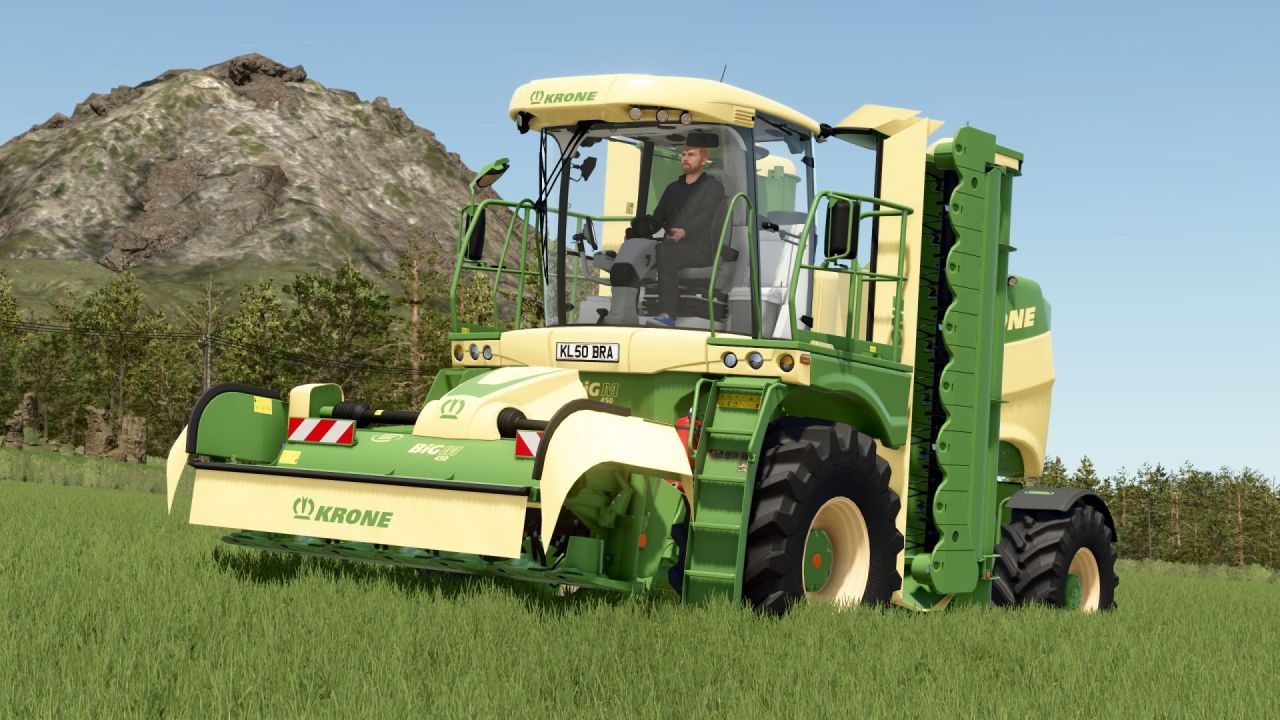 Ефективний Мод Krone Big M 450 для Farming Simulator 25