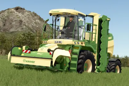Efficient Mod Krone Big M 450 for Farming Simulator 25