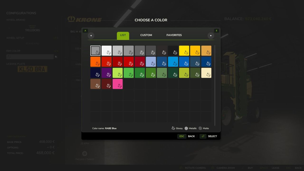 Ефективний Мод Krone Big M 450 для Farming Simulator 25