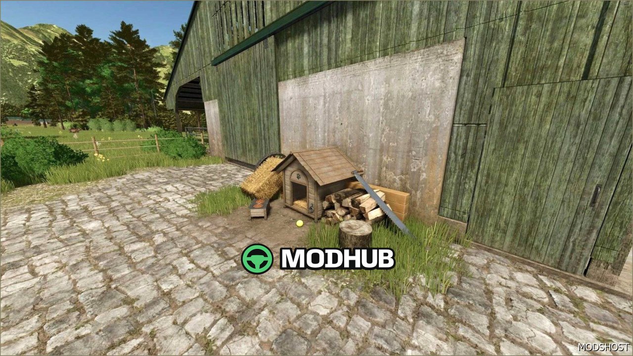 Charmantes Hundehäuschen mit Dekoration FS25 Mod