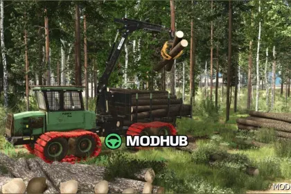 Лісовий мод Lizard F28X Forwarder FS25 - потужний та ефективний