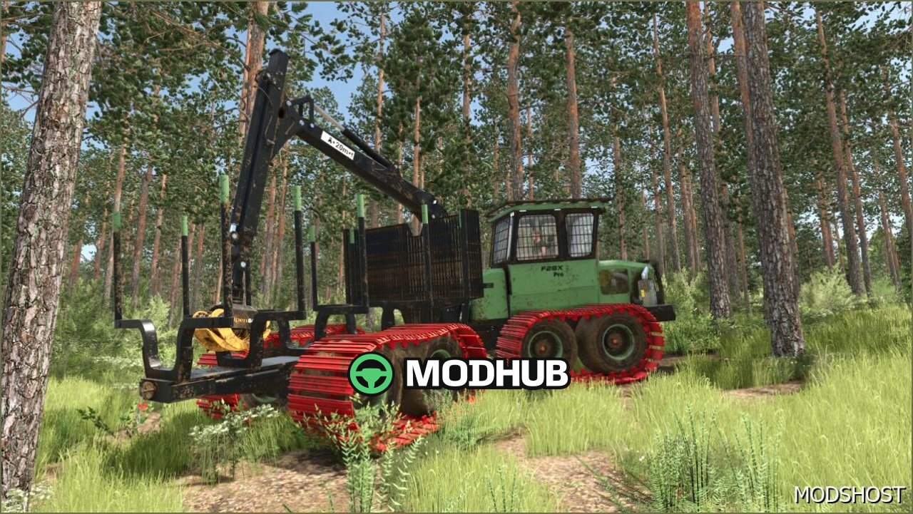 Lizard F28X Forwarder FS25 - Potężny i Efektywny Mod Leśny