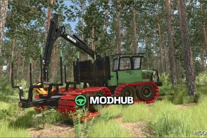 Lizard F28X Forwarder FS25 - Potężny i Efektywny Mod Leśny — 2