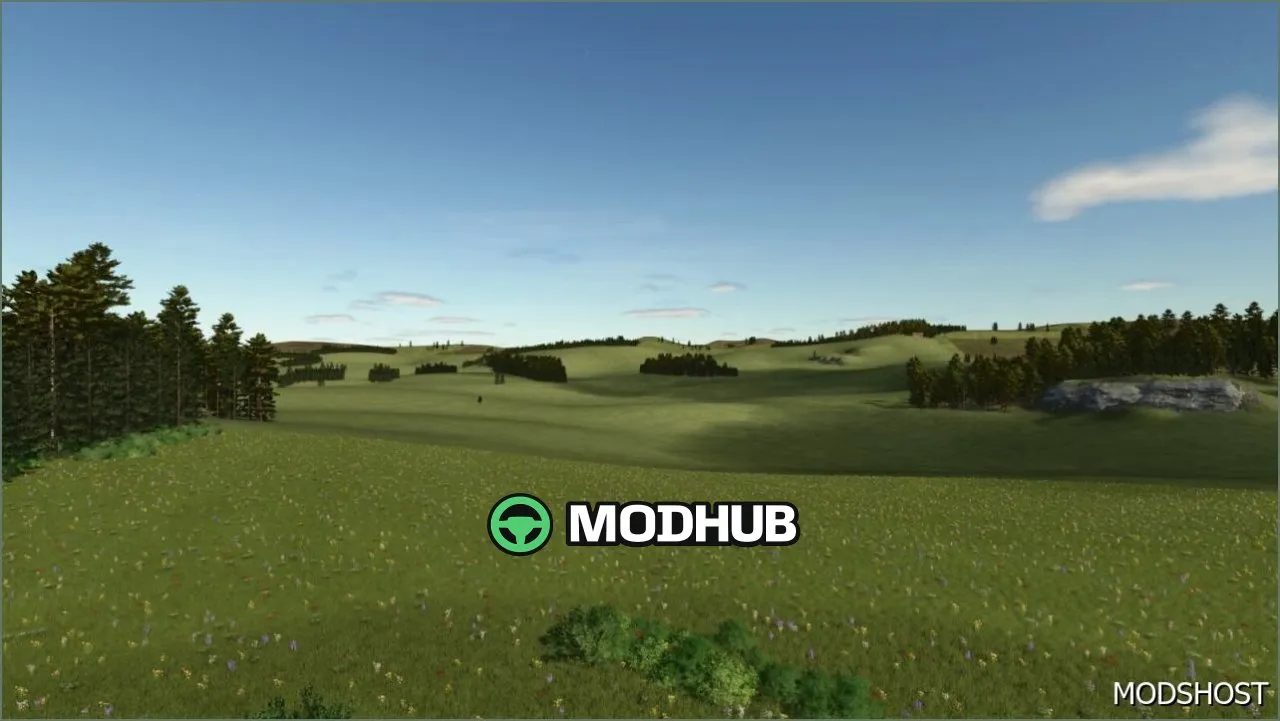 Зелена Сільська Мапа FS25 - Чарівна та Різноманітна