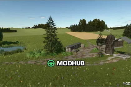 Зелена Сільська Мапа FS25 - Чарівна та Різноманітна