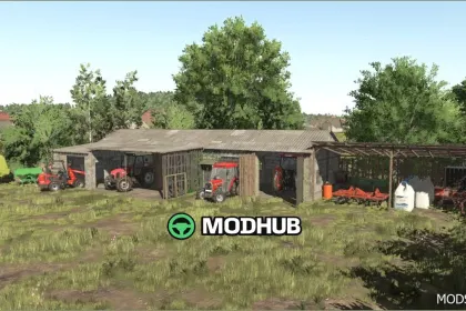 Будівля з Сховищем FS25 - Практична та стильна