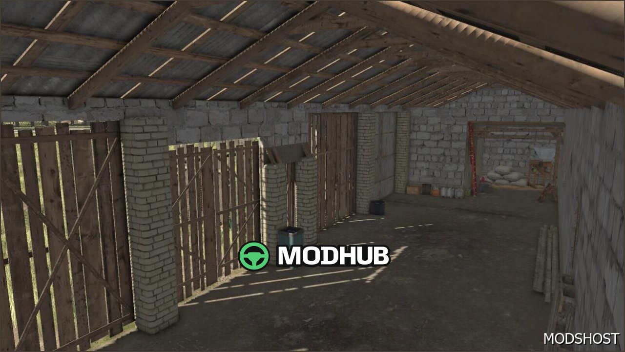 Mod Budynek z Szopą FS25 - Praktyczny i Stylowy