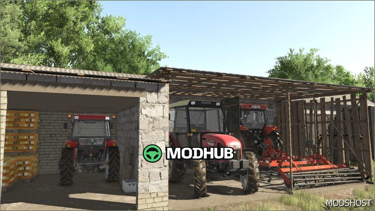 Mod Budynek z Szopą FS25 - Praktyczny i Stylowy