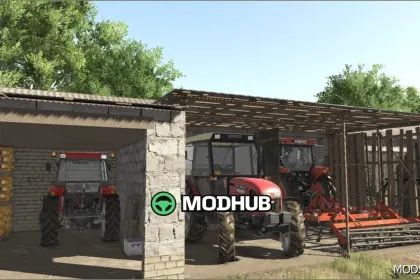 Mod Budynek z Szopą FS25 - Praktyczny i Stylowy — 4