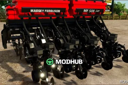 Масштабний Massey Ferguson 508 FS25 Сіялка Мод