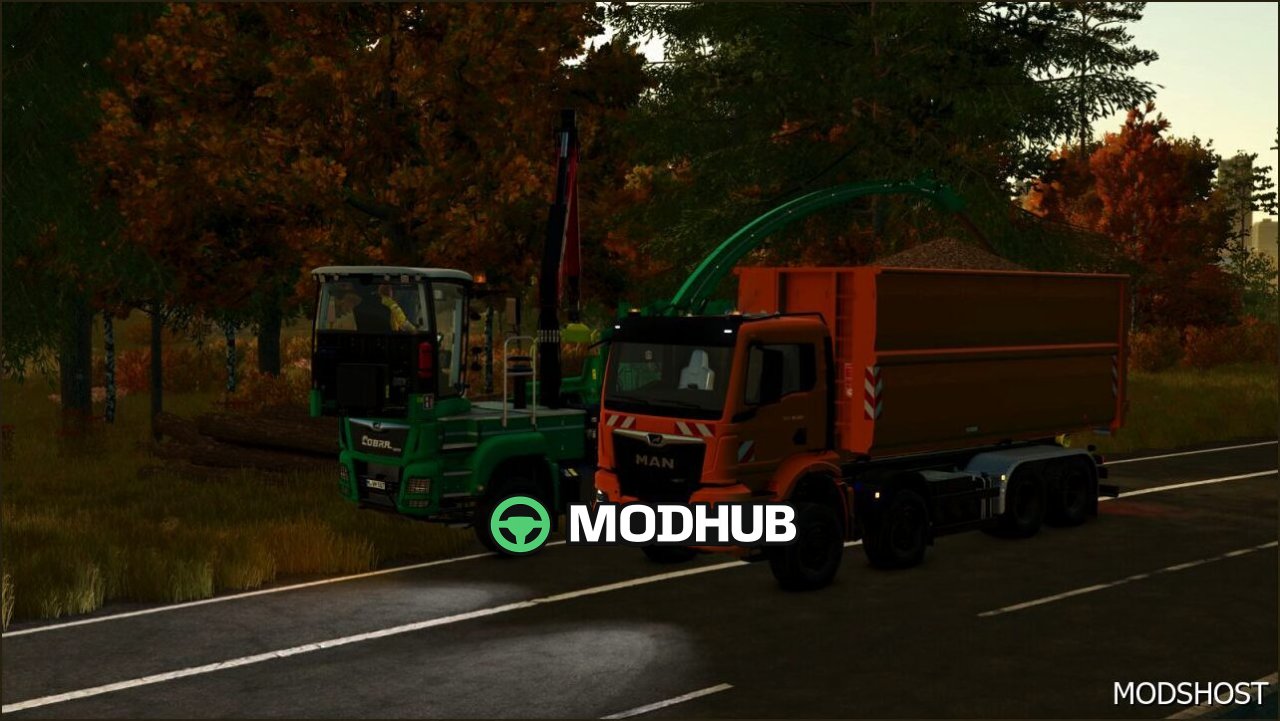 MAN TGS TG3: Leistungsstarker und vielseitiger Lkw FS25 Mod