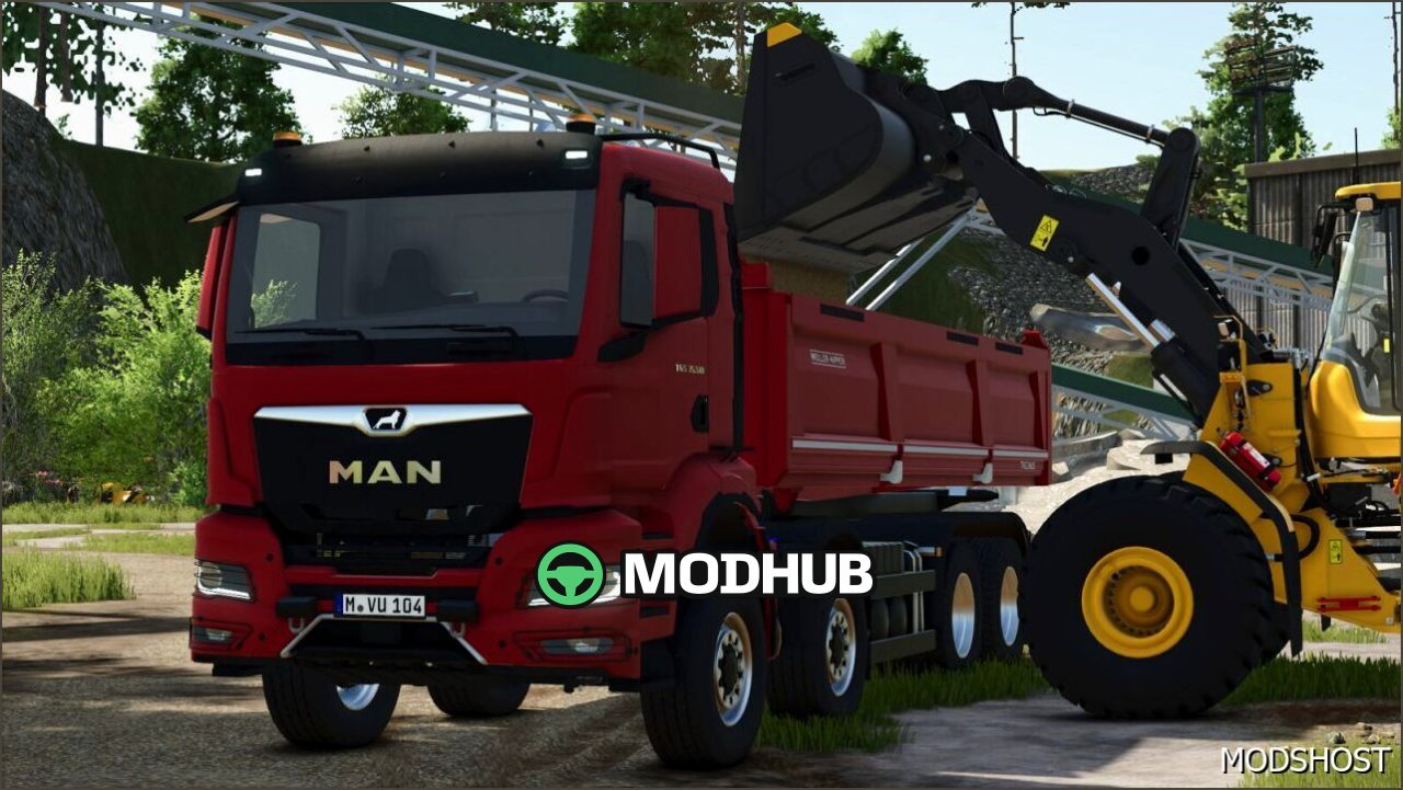 MAN TGS TG3: Leistungsstarker und vielseitiger Lkw FS25 Mod