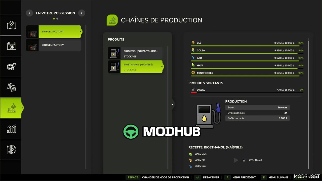 Mod Fabryki Produkcji Biopaliwa FS25 - Efektywny i Innowacyjny