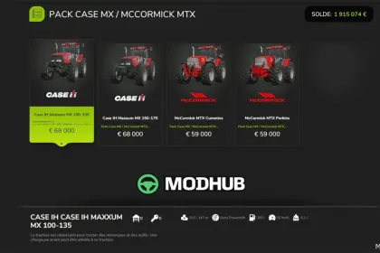 Powerful Mx/mtx Pack FS25 Tractor Mod