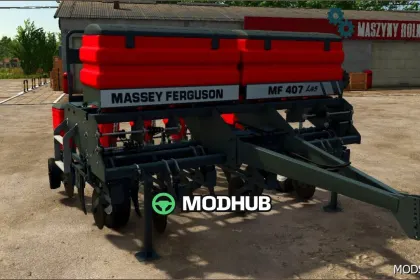 Масивний Massey Ferguson 407 / 409 FS25 - Потужний мод для приєднання
