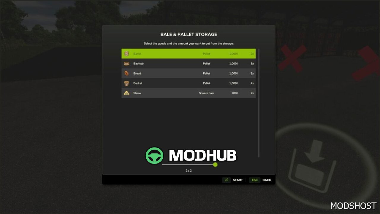 Ulepszony Storage Dialog Plus FS25