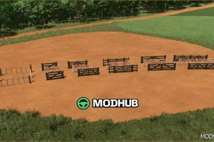 Пакет Сільськогосподарських Парканів BR FS25 - Чарівний Декор