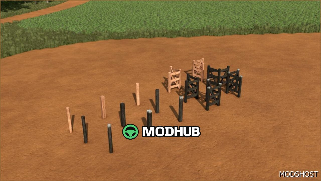 Pakiet Ogrodzeń Farmy BR FS25 - Urokliwy Mod Dekoracyjny