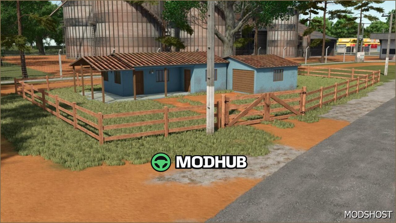 Pakiet Ogrodzeń Farmy BR FS25 - Urokliwy Mod Dekoracyjny