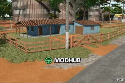 Pakiet Ogrodzeń Farmy BR FS25 - Urokliwy Mod Dekoracyjny — 4